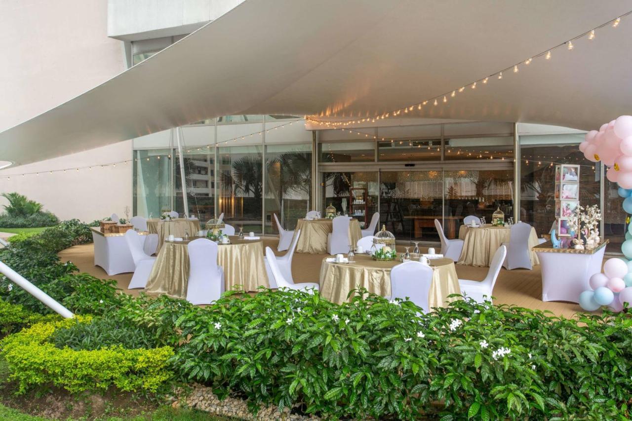 فندق جي دبليو ماريوت بنما مدينة باناما المظهر الخارجي الصورة The outdoor terrace of the restaurant