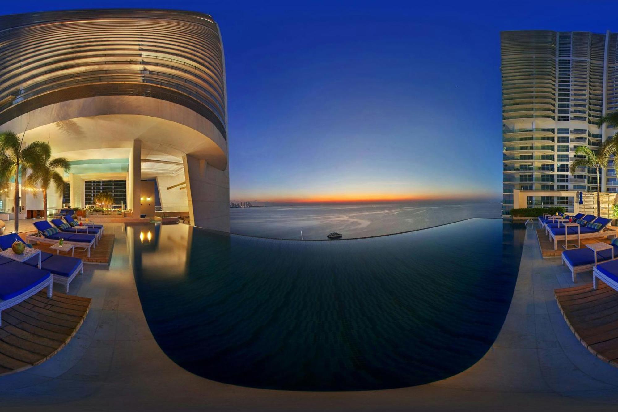 فندق جي دبليو ماريوت بنما مدينة باناما المظهر الخارجي الصورة Infinity pool at the W San Francisco