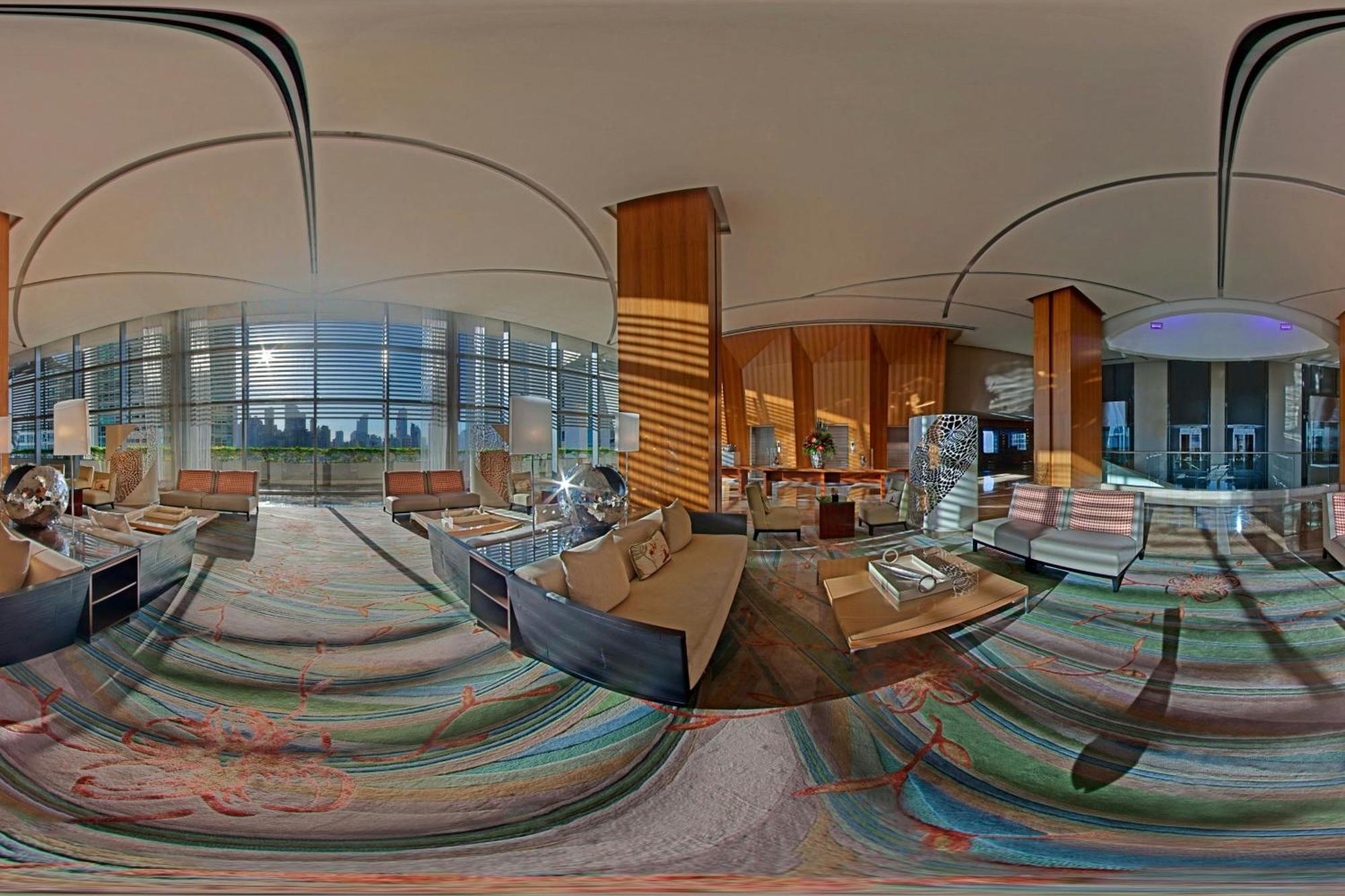 فندق جي دبليو ماريوت بنما مدينة باناما المظهر الخارجي الصورة 360° panorama of the lobby of the hotel